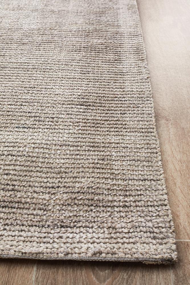 Allure Stone Cotton Rayon Rug - Floorsome - Modern - ALU - STONE - 225X155 - Modern