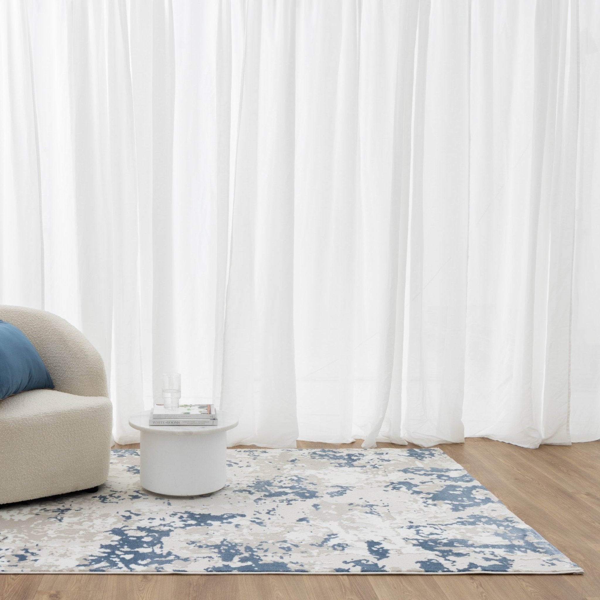Amalfi Abstract Splash Blue Multi Rug - AMAL03 - Floorsome - Area Rug - AMAL50803 - Area Rug