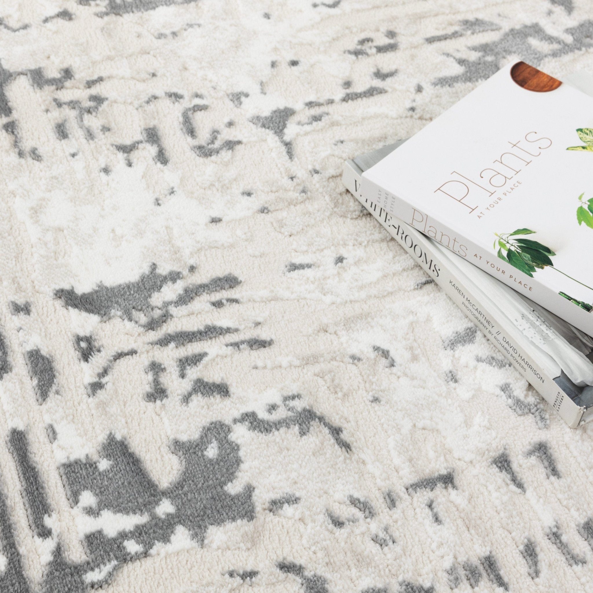 Amalfi Contemporary Cream Grey Rug - AMAL02 - Floorsome - Area Rug