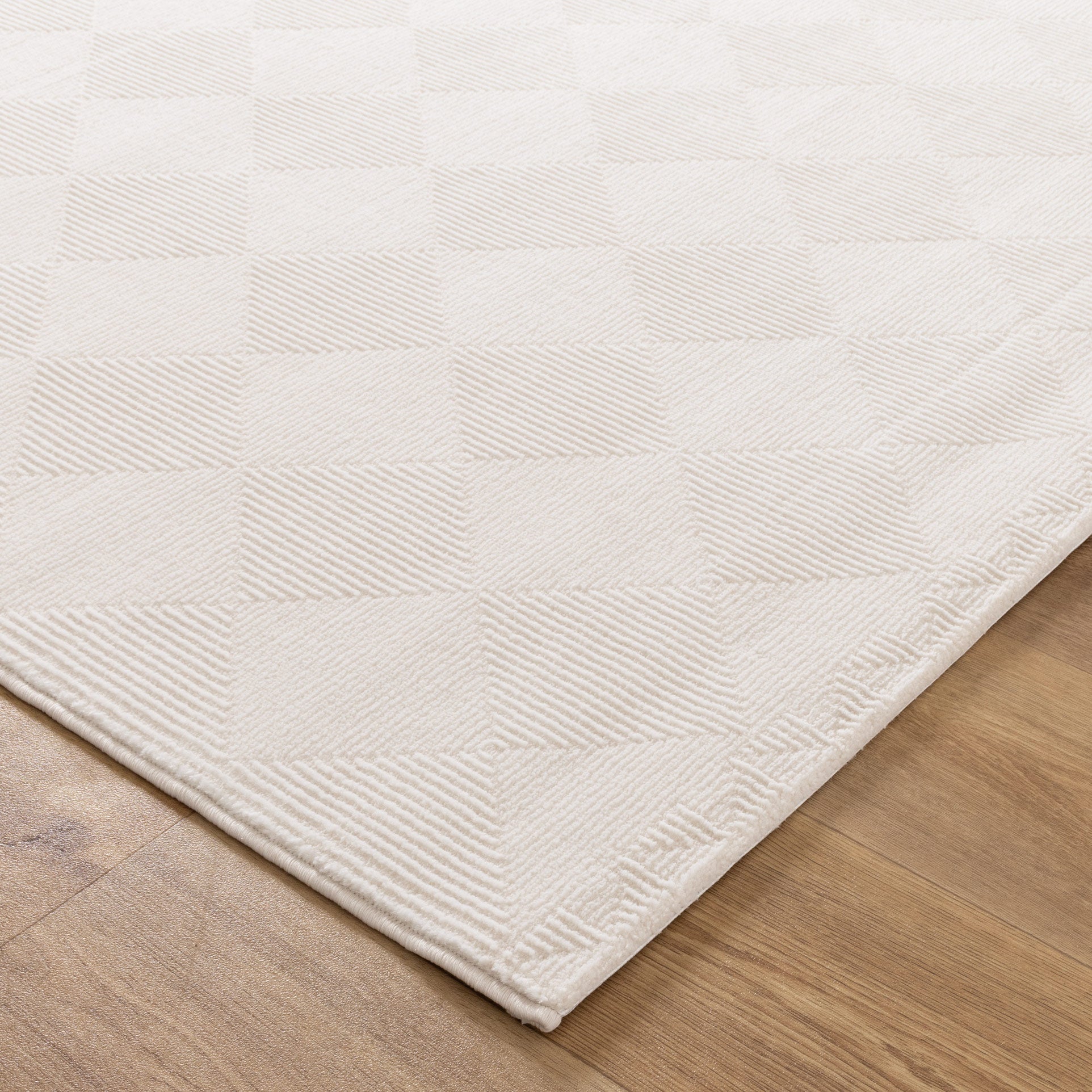 Amalfi Intricate Diamonds Cream Rug - AMAL06 - Floorsome - Area Rug - AMAL50806 - Area Rug