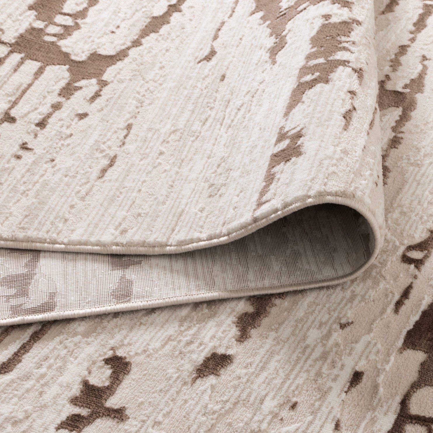 Amalfi Modern Abstract Cream Brown Rug - AMAL01 - Floorsome - Area Rug - AMAL50801 - Area Rug