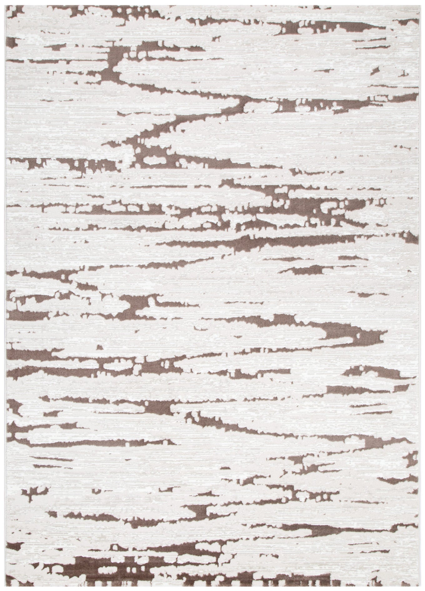 Amalfi Modern Abstract Cream Brown Rug - AMAL01 - Floorsome - Area Rug