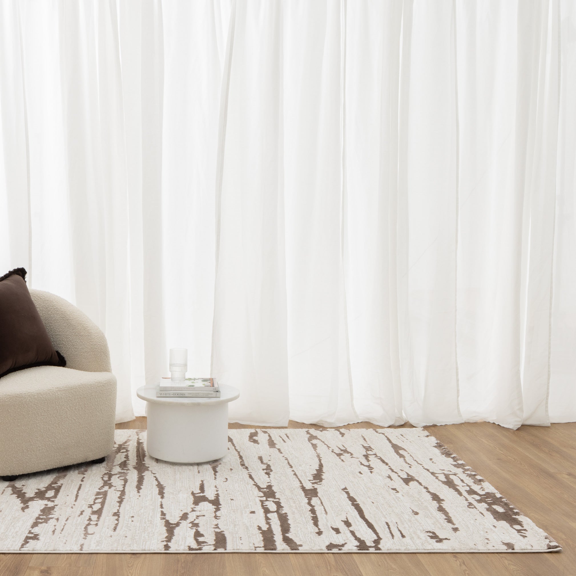 Amalfi Modern Abstract Cream Brown Rug - AMAL01 - Floorsome - Area Rug - AMAL50801 - Area Rug