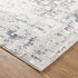 Amalfi Modern Distressed Lines Blue Multi Rug - AMAL04 - Floorsome - Area Rug - AMAL50804 - Area Rug