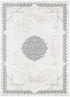 Amalfi Oriental Border Medallion Cream Grey Rug - AMAL07 - Floorsome - Area Rug - AMAL50807 - Area Rug