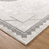 Amalfi Oriental Border Medallion Cream Grey Rug - AMAL07 - Floorsome - Area Rug - AMAL50807 - Area Rug