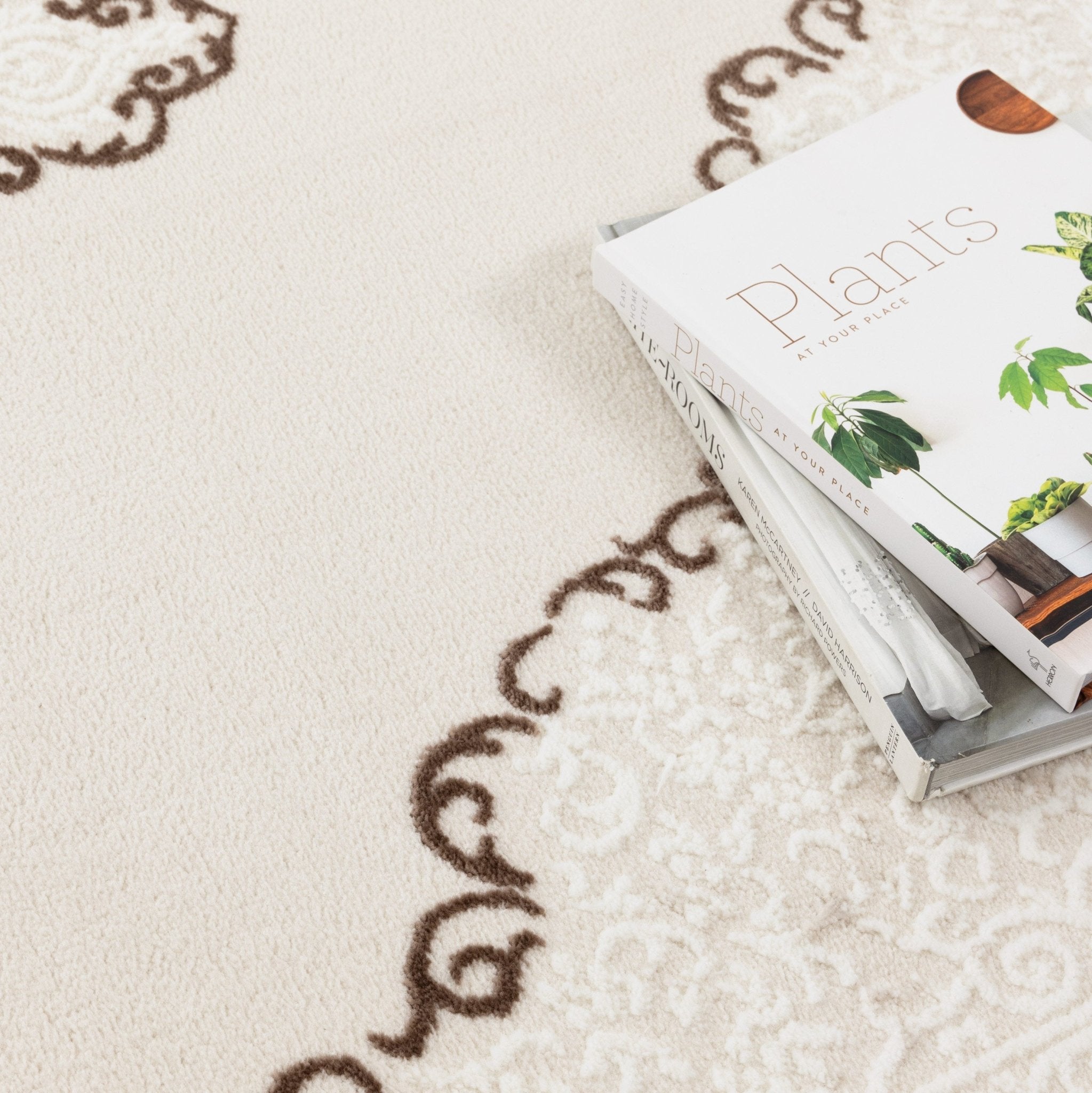 Amalfi Oriental Medallion Brown Rug - AMAL05 - Floorsome - Area Rug - AMAL50805 - Area Rug
