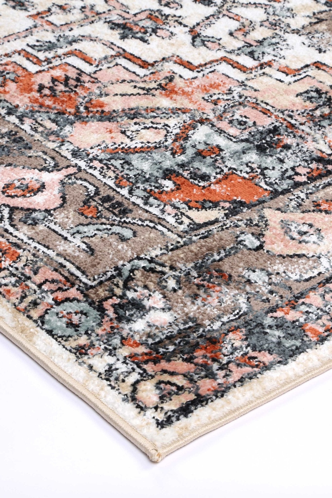 Anatolia Traditional Beige Rug - Floorsome - Rug - ESTA16015BEIG - Rug