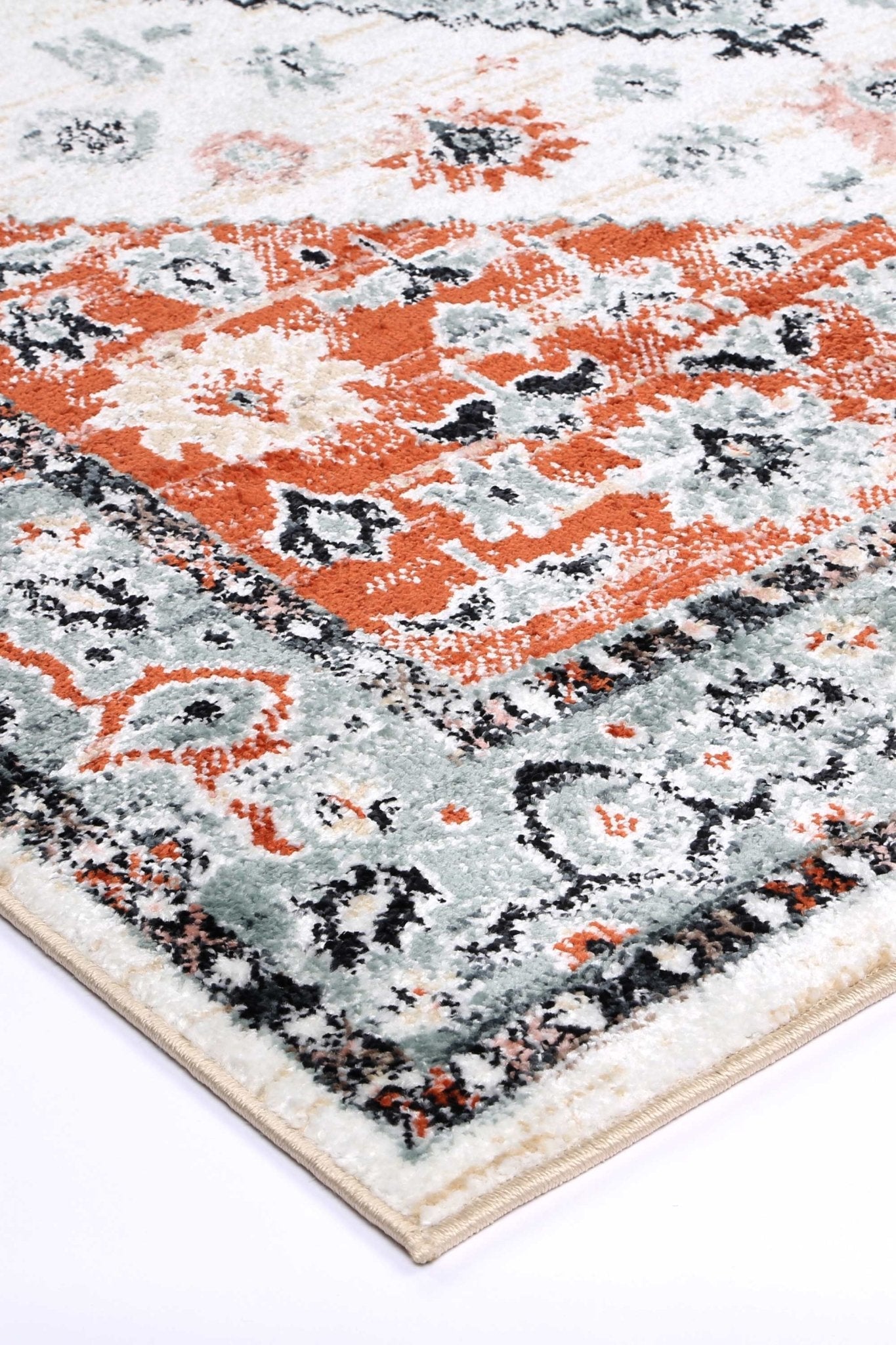 Anatolia Traditional Cream Terracotta Rug - Floorsome - Rug - ESTA16008CREA - Rug