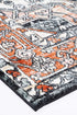 Anatolia Traditional Terracotta Black Rug - Floorsome - Rug - ESTA16001BLAC - Rug