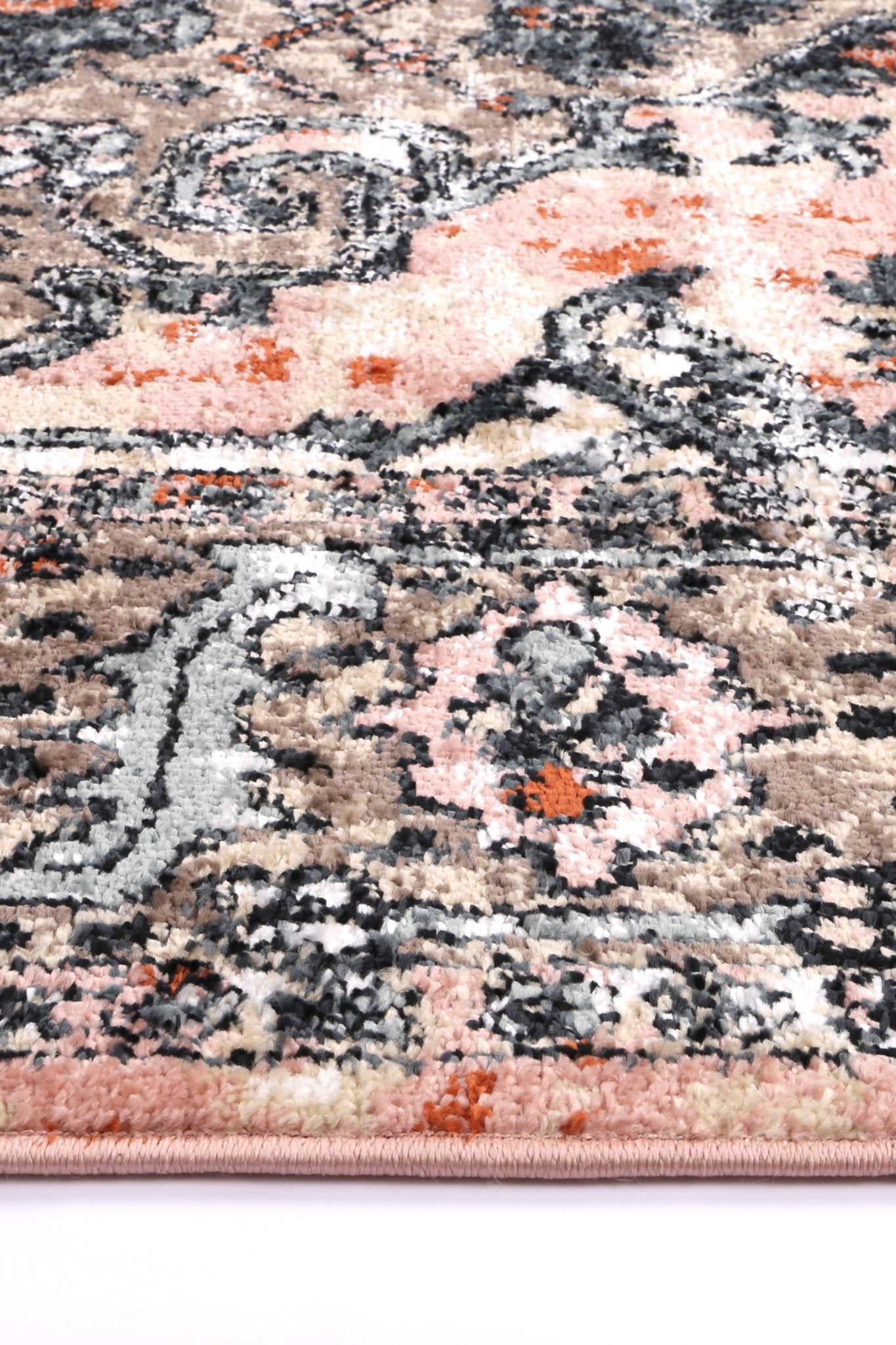 Anatolia Traditional Terracotta Cream Rug - Floorsome - Rug - ESTA16006BEIG - Rug