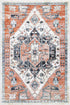 Anatolia Traditional Terracotta White Rug - Floorsome - Rug - ESTA16004TERR - Rug