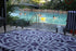 ANCESTRAL CONNECTEDNESS Mandala Design Recycled Plastic Mat, Violet & White 2.4m Diameter - Floorsome - Outdoor Rugs - GKOZ55B - Outdoor Rugs