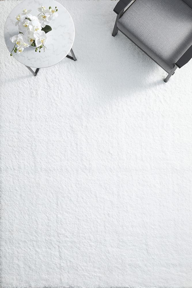 Angel White Shag Rug - Floorsome - Angel Collection - ANG - WHITE - 170X120 - Angel Collection