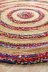 April Target Cotton and Jute Rug Round - Floorsome - Natural - ATR - TAR - MULT - 120x120 - Natural