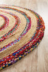 April Target Cotton and Jute Rug Round - Floorsome - Natural - ATR - TAR - MULT - 120x120 - Natural