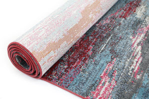AquaSilk Multicoloured Horizontal Ribbon Stripes - Floorsome - Modern