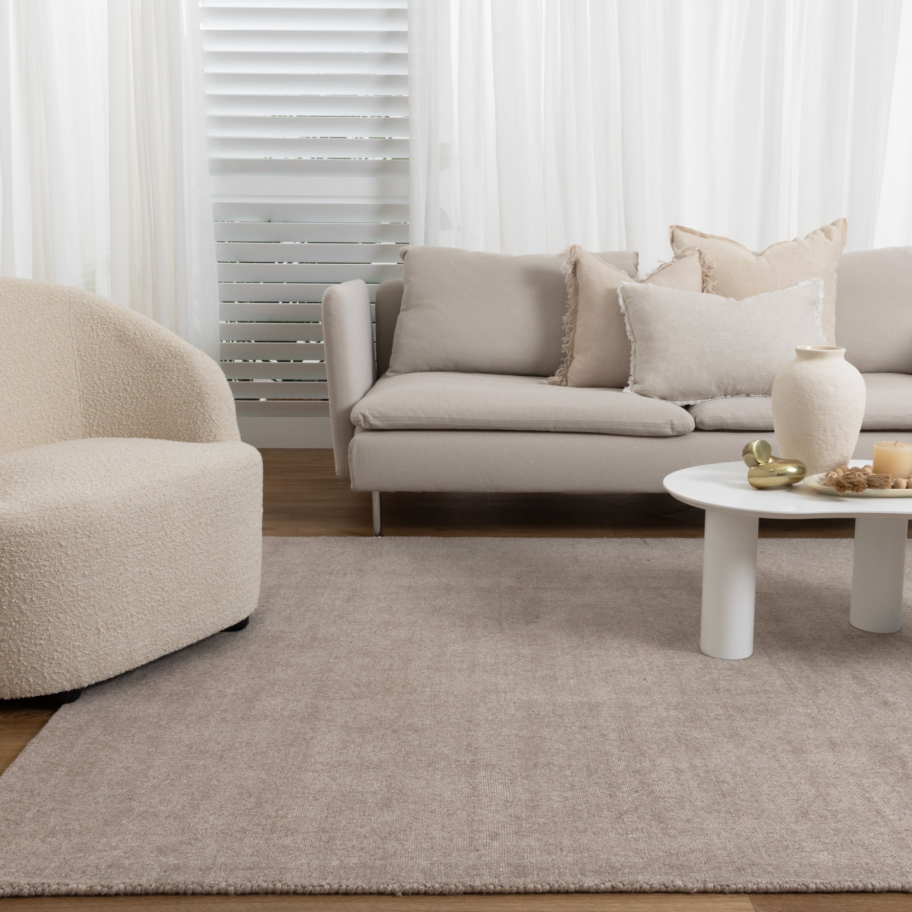 Arizona Camel Wool Rug - Floorsome - Area Rug - ARIZ160CAME - Area Rug