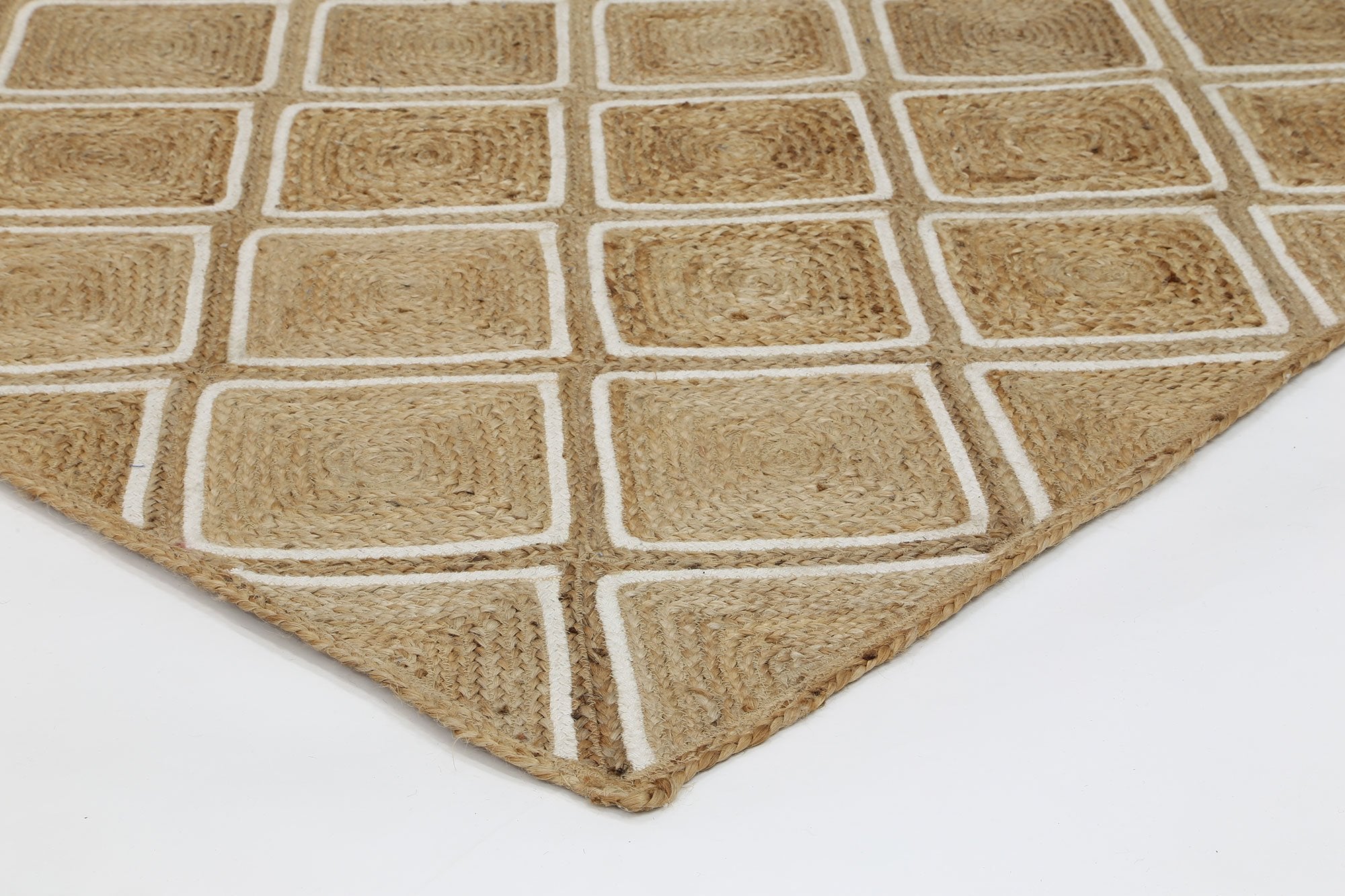 Artisan Beige Natural Parquetry Rug - Floorsome - Flatweave - ARTI190PARQNATU - Flatweave