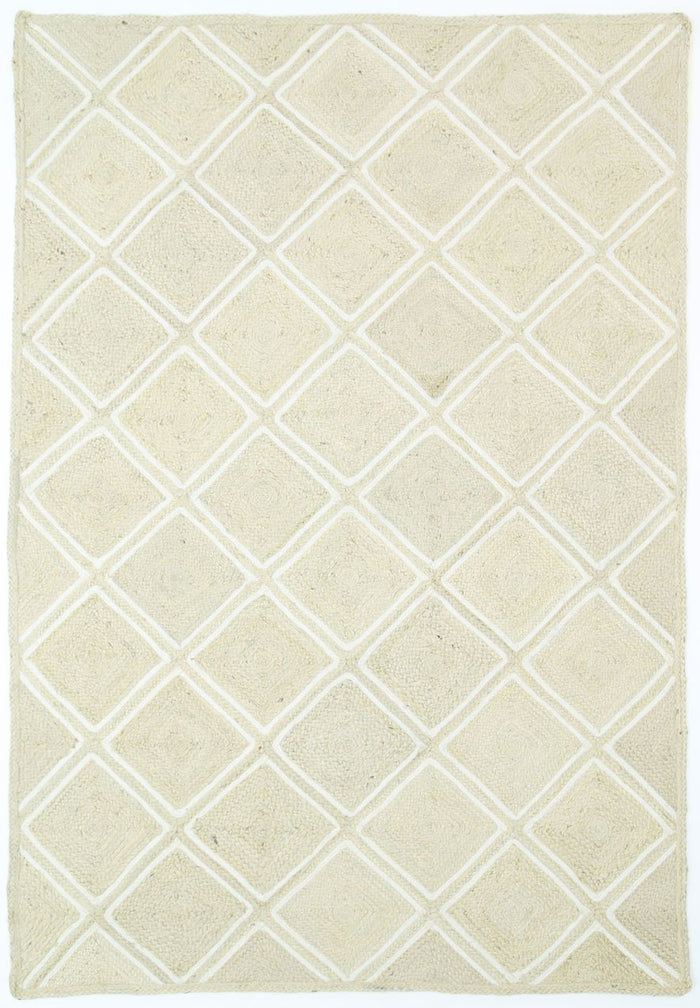 Artisan Beige Natural Parquetry Rug