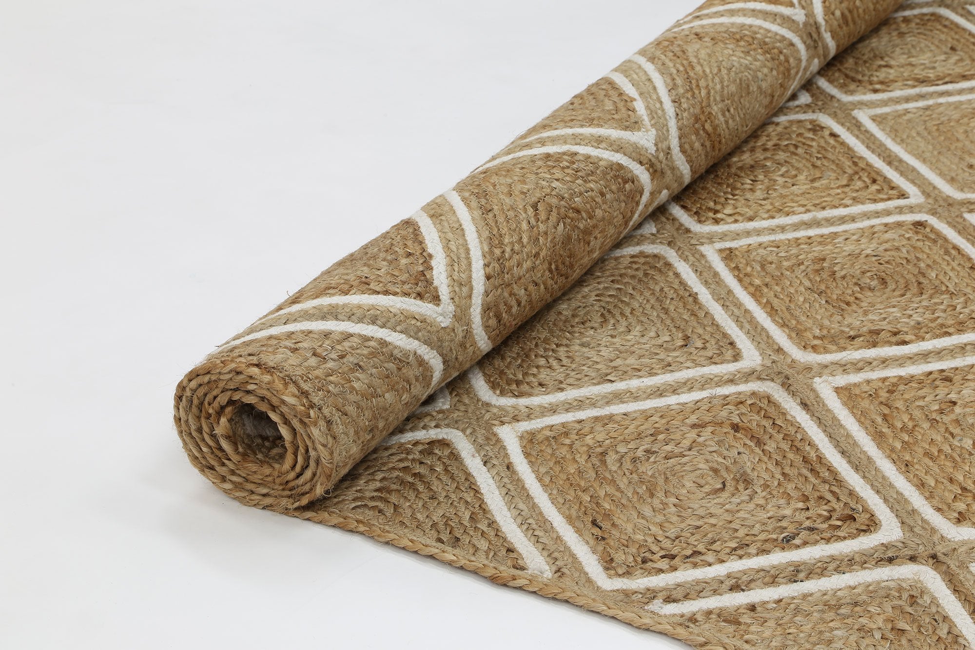 Artisan Beige Natural Parquetry Rug - Floorsome - Flatweave - ARTI190PARQNATU - Flatweave