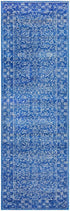 Artist Navy Transitional Runner Rug - Floorsome - Modern - EVO - 258 - NAVY - 300X80 - Modern