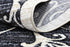 Arya Grey and Beige Ikat Abstract Vines Rug - Floorsome - Traditional - ARYA2006095BLAC - Traditional