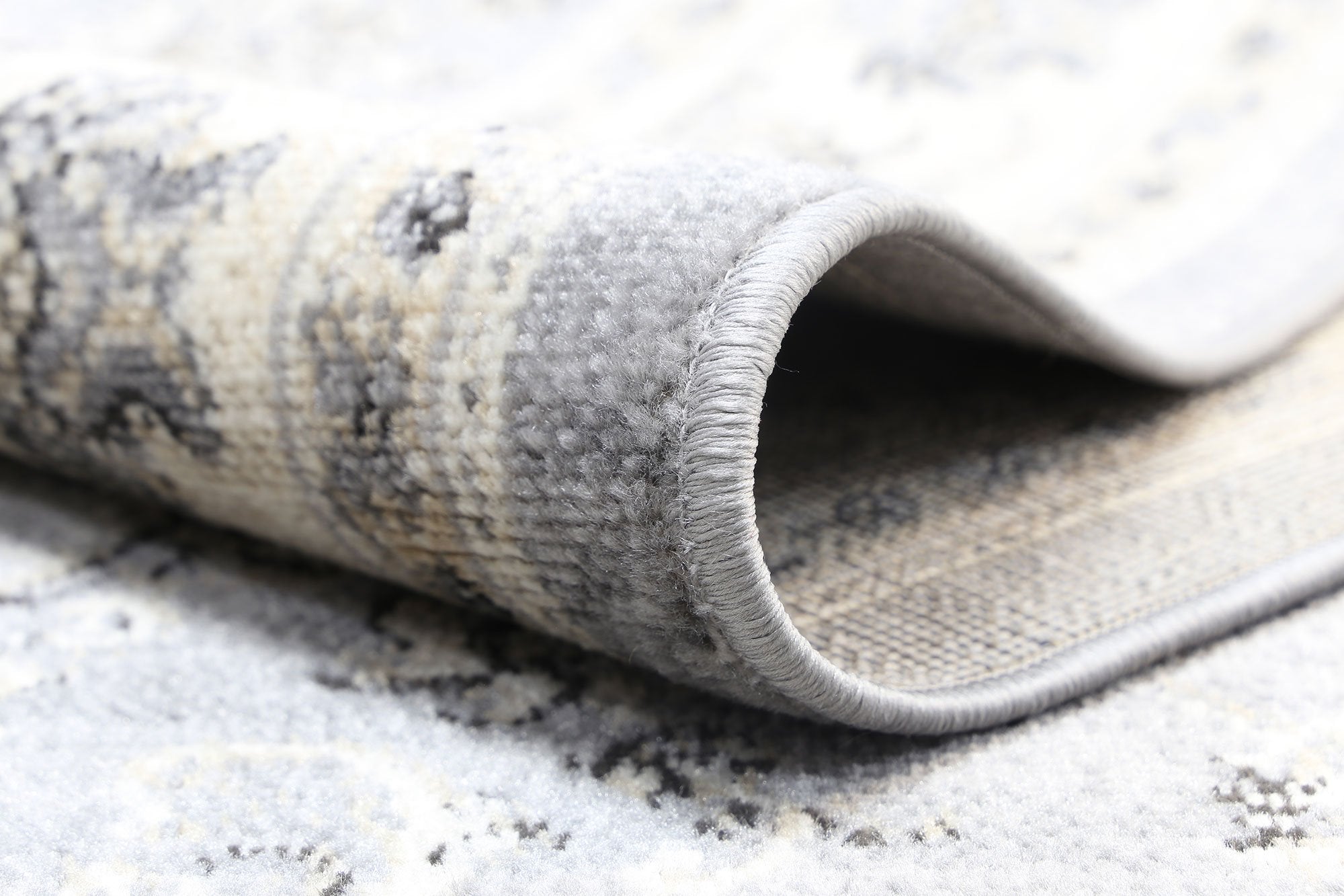 Arya Grey and Cream Traditional Border Rug - Floorsome - Traditional - ARYA1601691GREY - Traditional