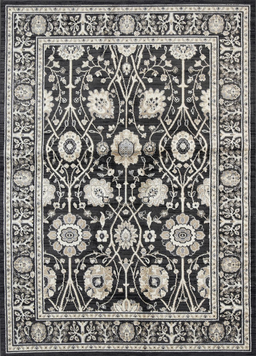 Arya Grey Ziegler Traditional Rug - Floorsome - Traditional - ARYA2006096FUME - Traditional