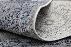 Arya Light Grey Ziegler Traditional Ikat Rug - Floorsome - Traditional