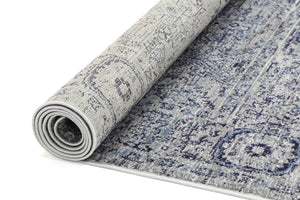 Arya Light Grey Ziegler Traditional Ikat Rug - Floorsome - Traditional