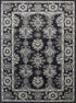 Arya Navy Blue and Grey Ziegler Traditional Ikat Rug - Floorsome - Traditional - ARYA2006890NAVY - Traditional
