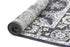 Arya Navy Blue and Grey Ziegler Traditional Ikat Rug - Floorsome - Traditional - ARYA2006890NAVY - Traditional