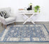 Arya Navy Blue Ziegler Distressed Traditional Ikat Rug - Floorsome - Traditional - ARYA2006408BLUE - Traditional