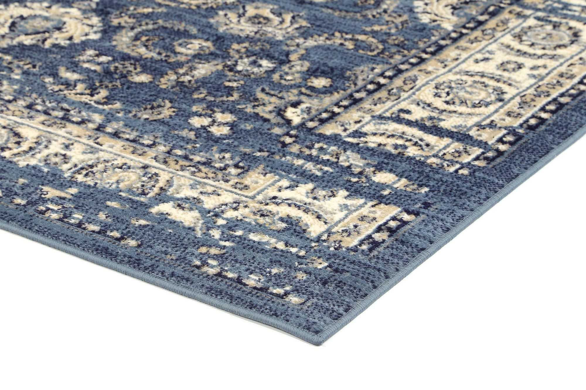 Arya Navy Blue Ziegler Distressed Traditional Ikat Rug - Floorsome - Traditional - ARYA2006408BLUE - Traditional