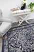 Arya Navy Transistional Traditional Rug - Floorsome - Traditional - ARYA2006097NAVY - Traditional
