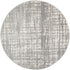 Ashley Abstract Modern Silver Grey Round Rug - Floorsome - Modern - MIR - 354 - SIL - 150X150 - Modern