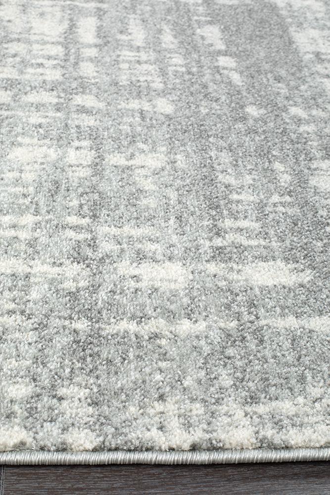Ashley Abstract Modern Silver Grey Rug - Floorsome - Modern - MIR - 354 - SIL - 230X160 - Modern