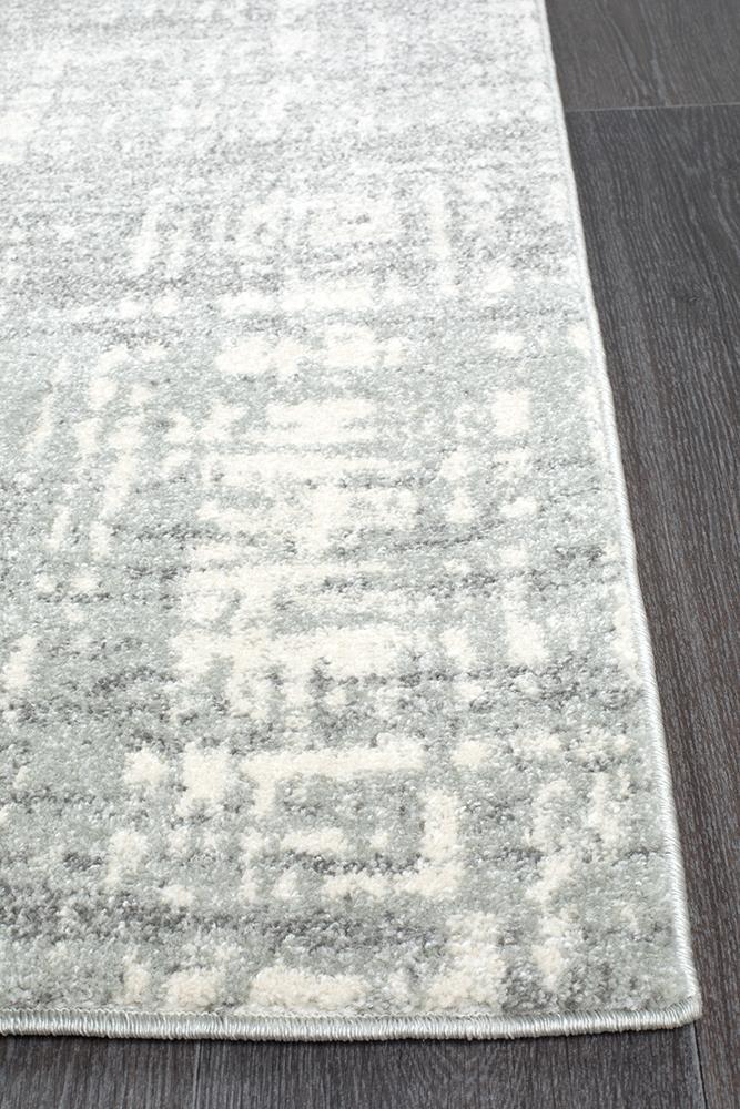 Ashley Abstract Modern Silver Grey Rug - Floorsome - Modern - MIR - 354 - SIL - 230X160 - Modern