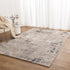 Atina Distressed Abstract Beige Grey Rug - Floorsome - Area Rug - ATIN160AT01 - Area Rug