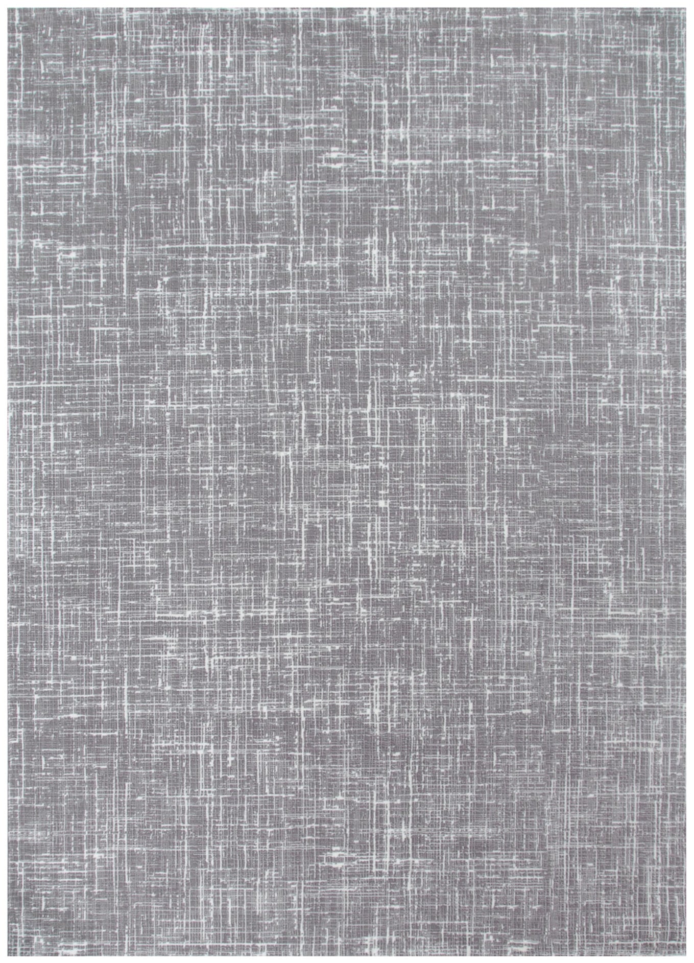 Atina Distressed Geo Lines Grey Rug - Floorsome - Area Rug - ATIN160AT02 - Area Rug