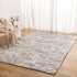 Atina Distressed Geo Squares Grey Rug - Floorsome - Area Rug - ATIN160AT03 - Area Rug