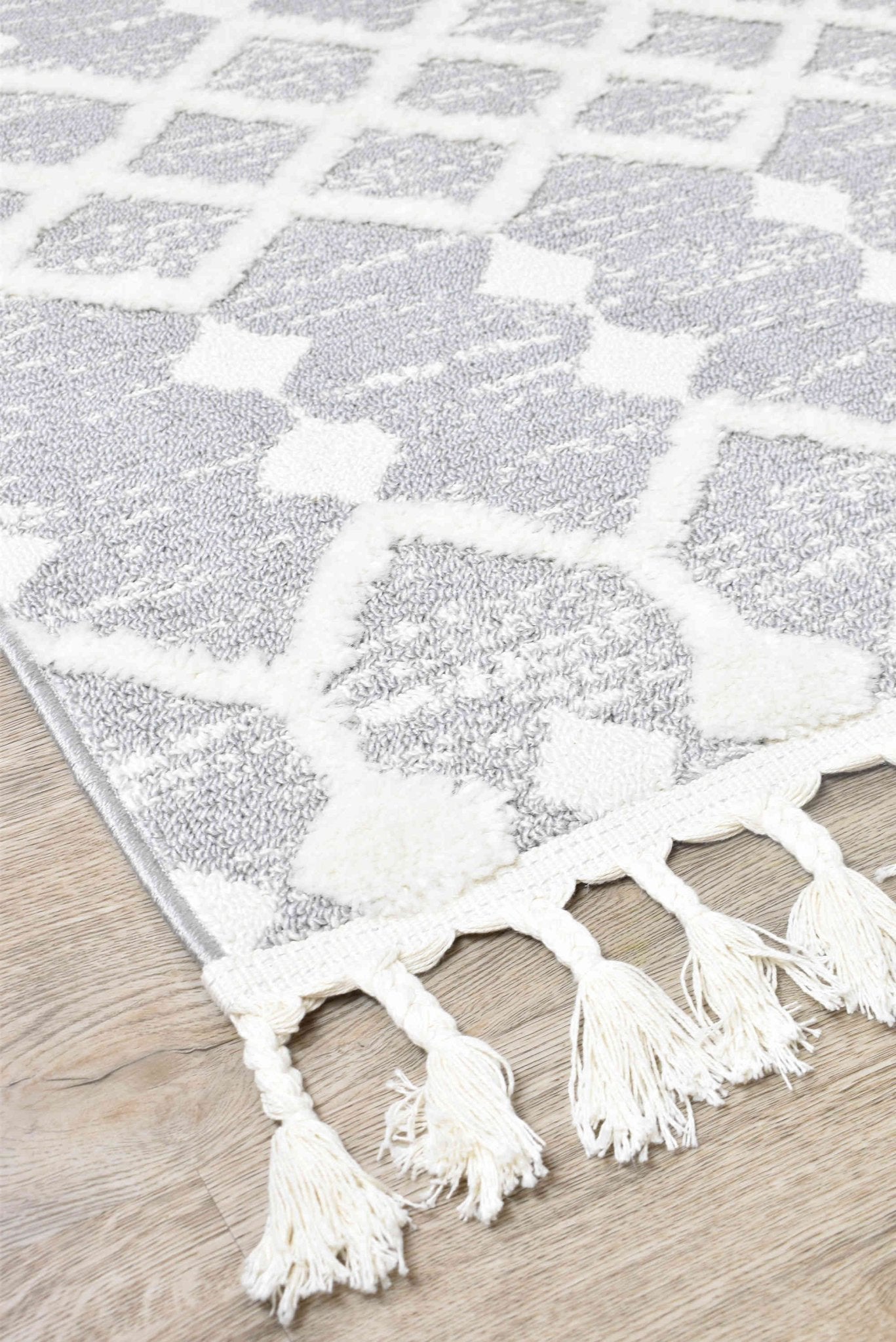 August Mia Grey Rug - Floorsome - INDOOR/OUTDOOR - MIA - B0361A - GRE - 80X150 - INDOOR/OUTDOOR