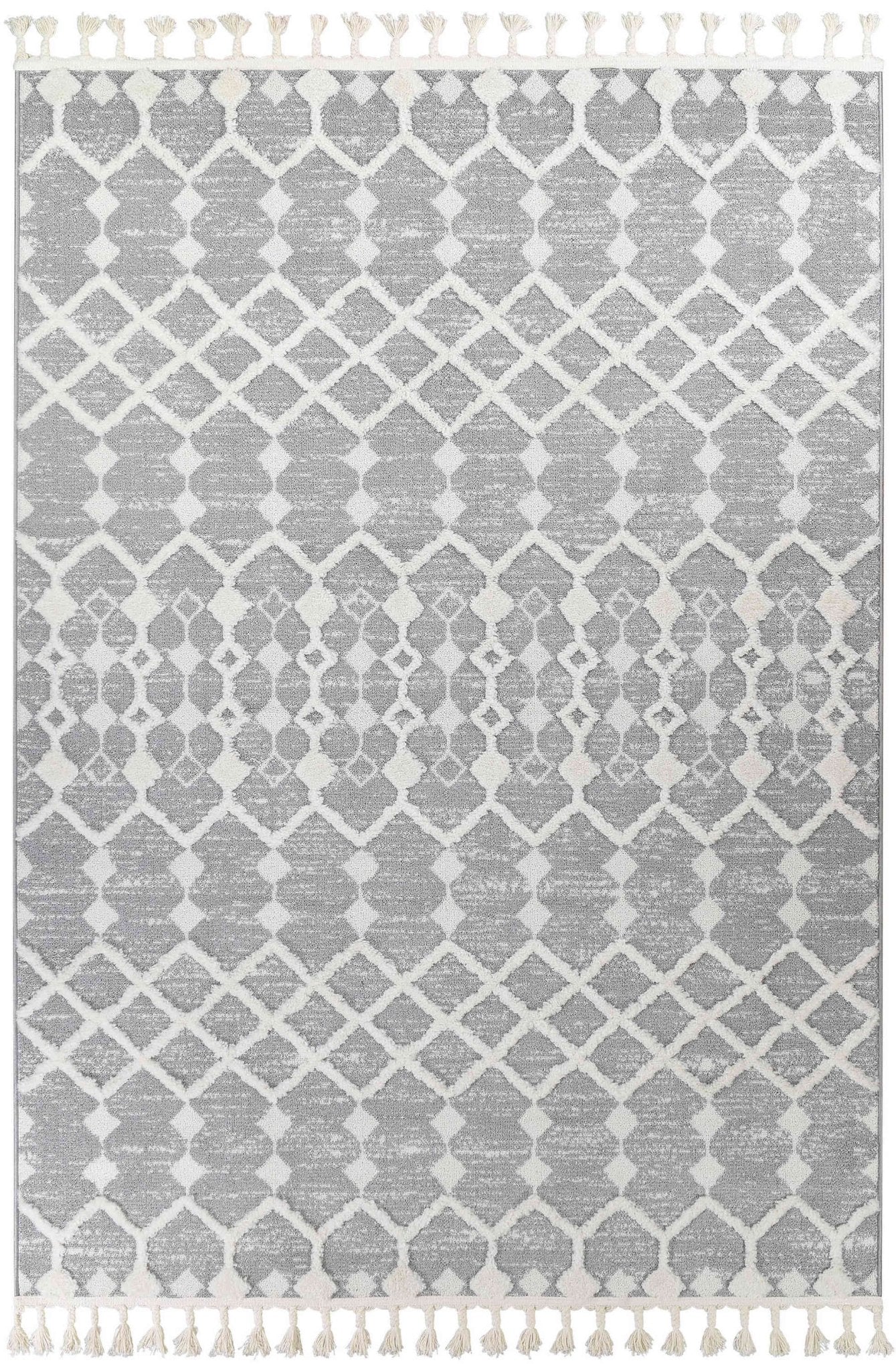 August Mia Grey Rug - Floorsome - INDOOR/OUTDOOR - MIA - B0361A - GRE - 80X150 - INDOOR/OUTDOOR