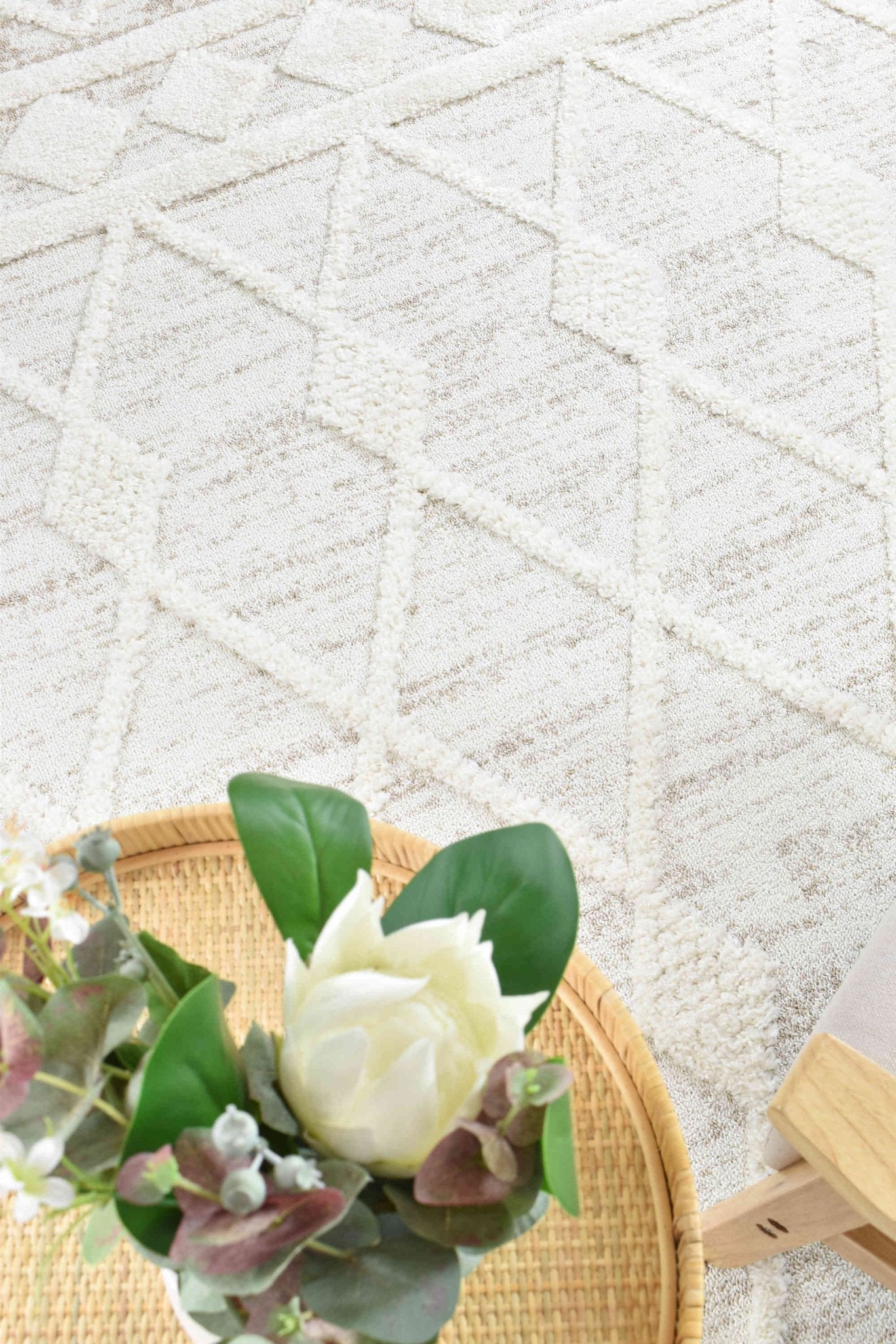 August Mia Natural Rug - Floorsome - INDOOR/OUTDOOR - MIA - B0370A - BEIGE - 80X150 - INDOOR/OUTDOOR