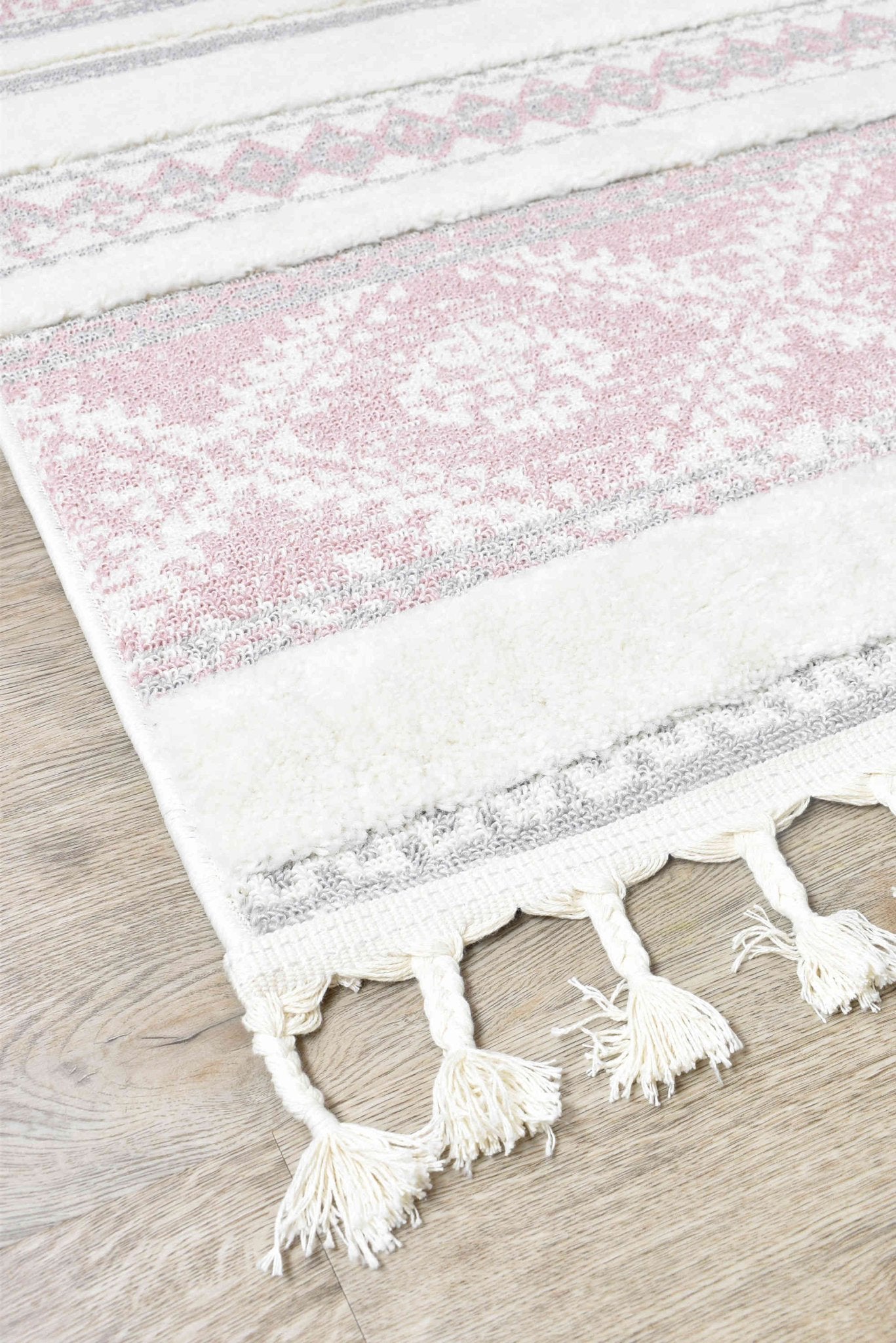 August Mia Pink Rug - Floorsome - INDOOR/OUTDOOR - MIA - B0359A - PINK - 80X150 - INDOOR/OUTDOOR