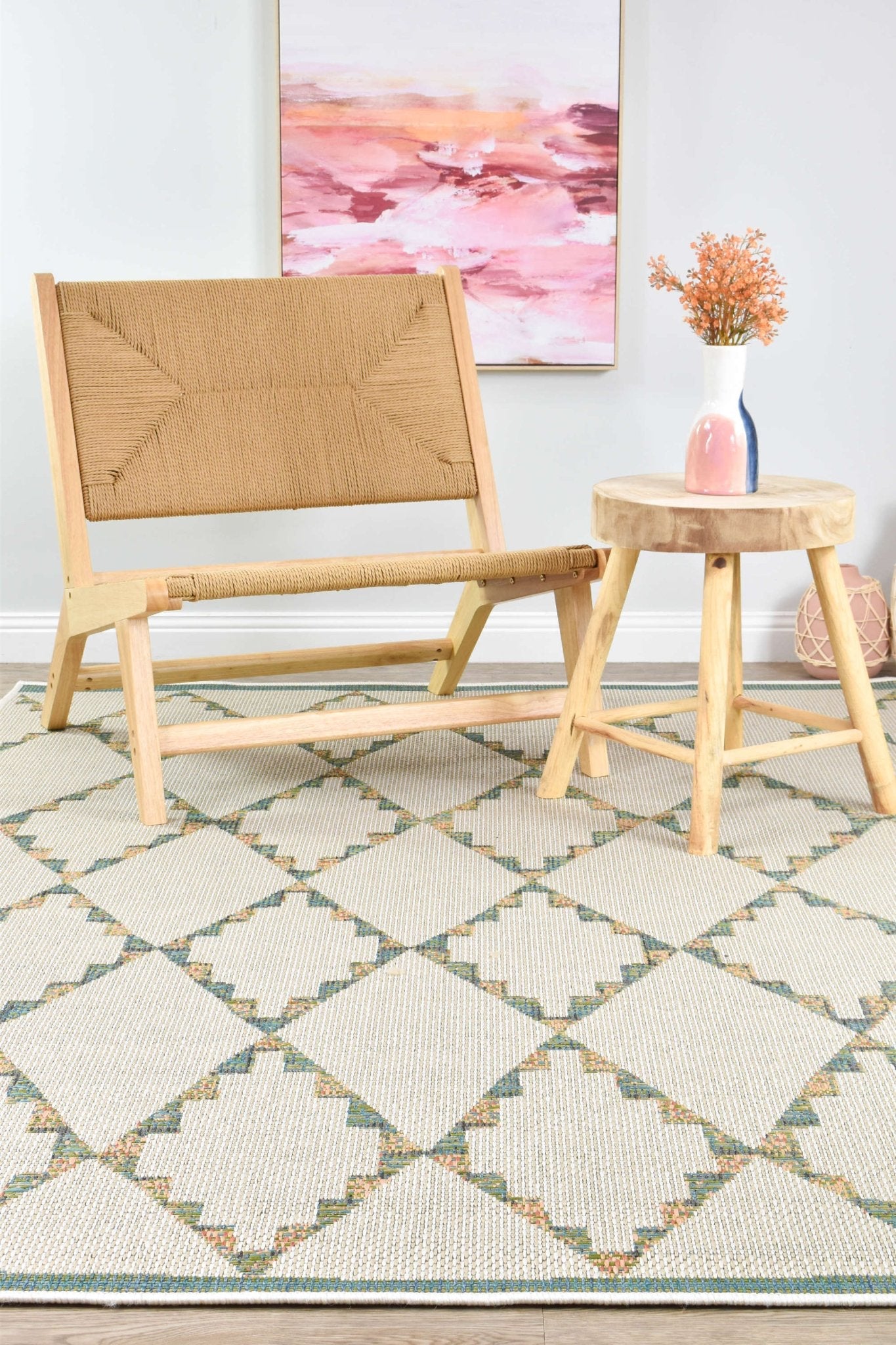 Aurora Diamond Indoor/Outdoor Rug - Floorsome - INDOOR/OUTDOOR - AURORA - 4705 - RH1J - 160X230 - INDOOR/OUTDOOR