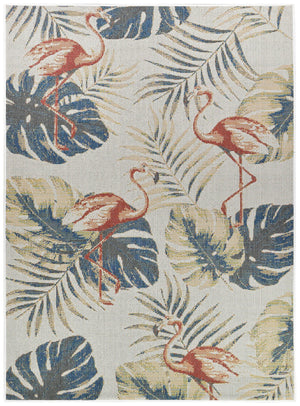 Aurora Flamingo Indoor/Outdoor Rug - Floorsome - INDOOR/OUTDOOR