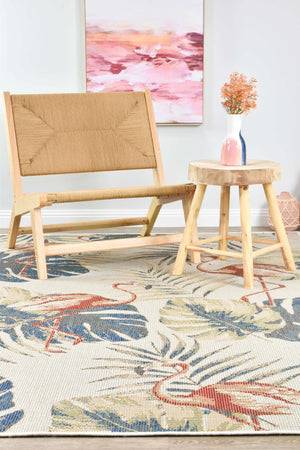 Aurora Flamingo Indoor/Outdoor Rug - Floorsome - INDOOR/OUTDOOR