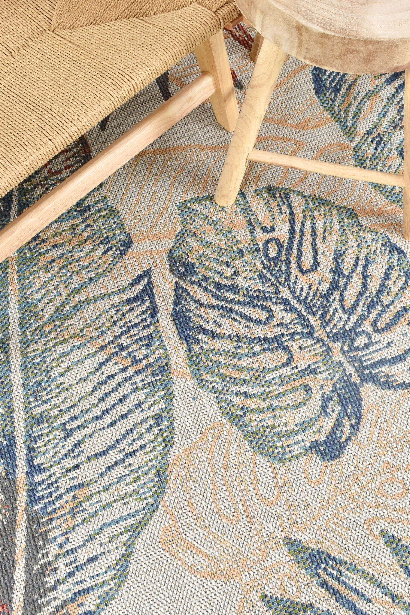 Aurora Palm Leaves Indoor/Outdoor Rug - Floorsome - INDOOR/OUTDOOR - AURORA - 6 - RH1W - 160X230 - INDOOR/OUTDOOR